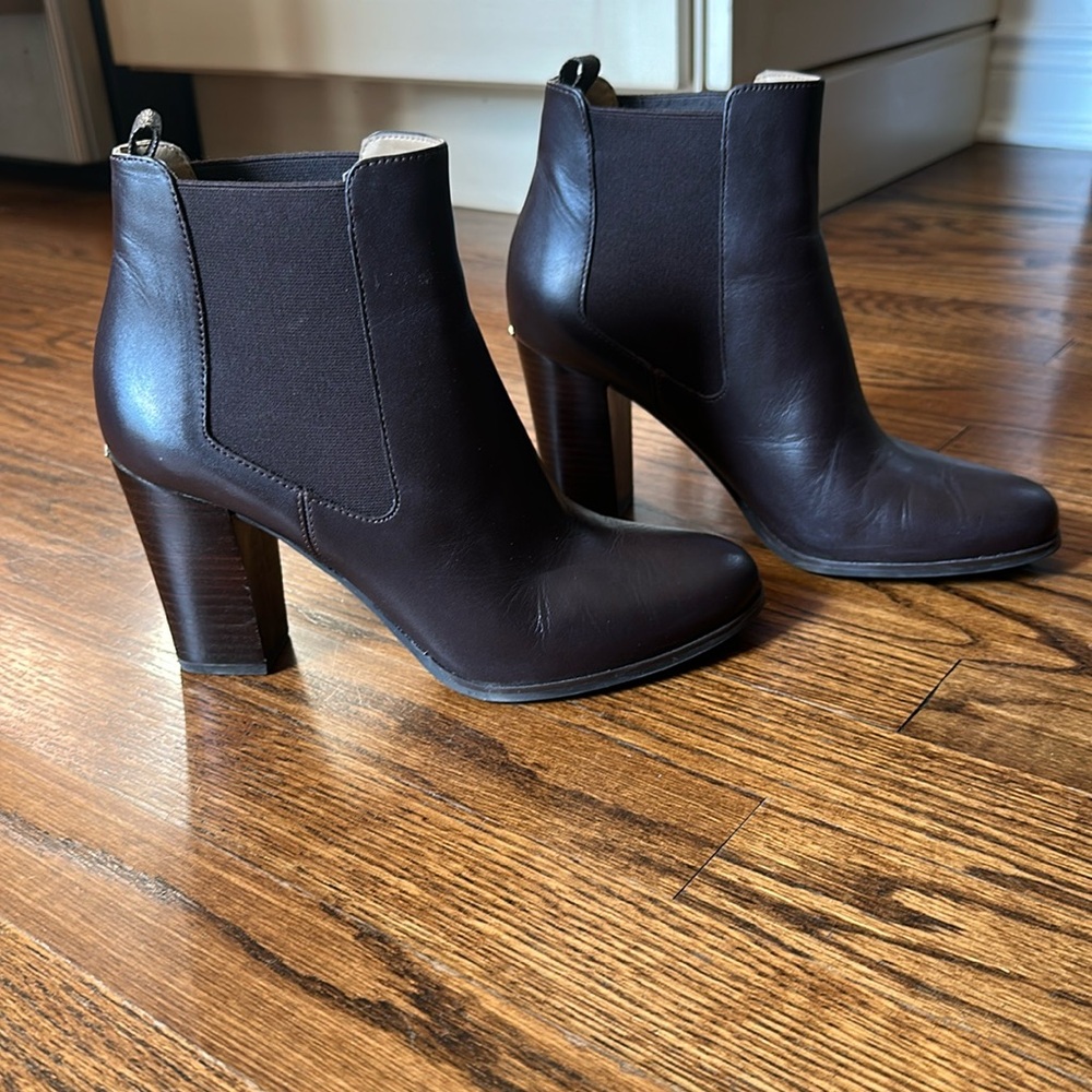 Michael Kors Lottie Leather Ankle Boots